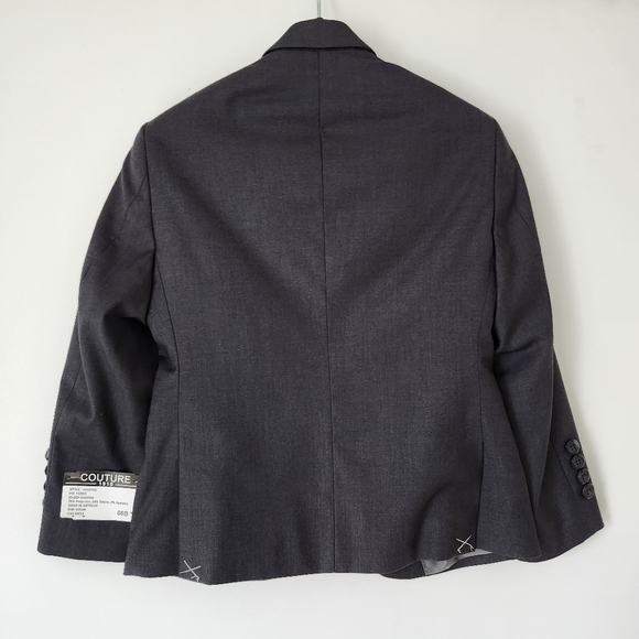 FABIAN Couture 1910 BOY’s Power Stretch Suit Separates in Charcoal - BLAZER 6B - Picture 8 of 16